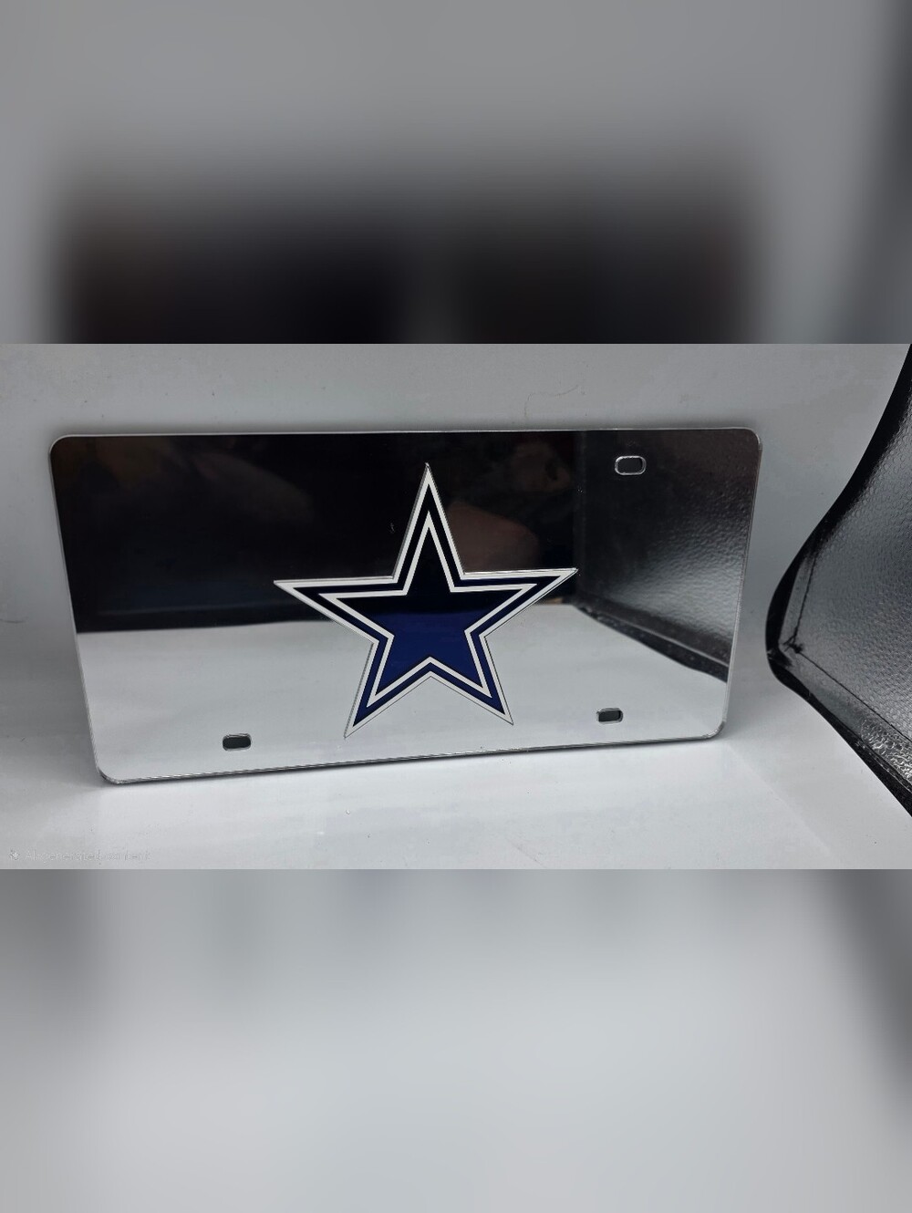 Dallas Cowboys Sliver License Plate.
